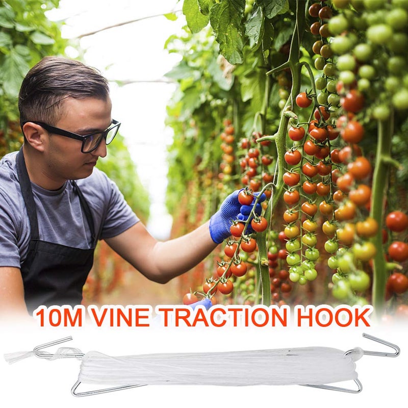 DAMEING Plant Climbing Hooks, Tomato Support J Hook Garden Hooks to Prevent Tomatoes from Pinching or Falling Off (20Pcs) - Image 2
